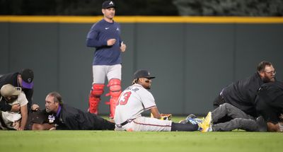 Ronald Acuña Jr. was grabbed by fans on the field mid-game and MLB fans were horrified