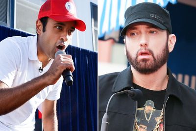 Eminem tells Vivek Ramaswamy to stop rapping his music on the campaign trail