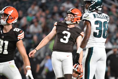 Report: Browns want Cade York back on practice squad if he clears waivers