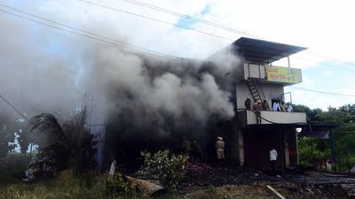 Three charred to death in fire at cracker warehouse near Haveri