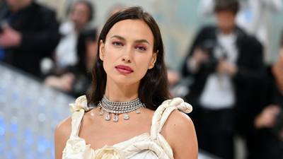 Irina Shayk's anti-trend living room isn't what we expected, but we love the vintage-meets-modern look