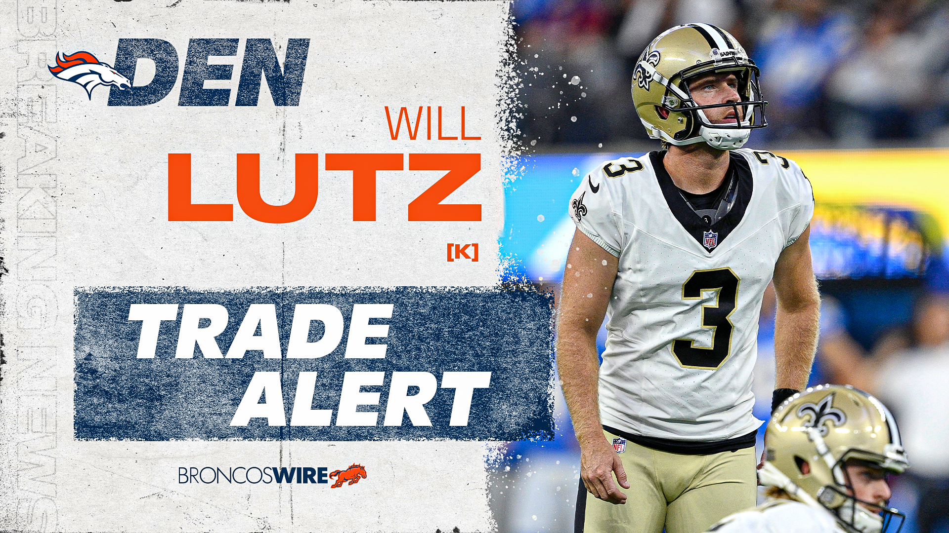 Grupe wins kicking job as Broncos acquire Lutz from Saints