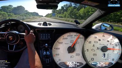 Watch And Listen As Porsche 911 Turbo S Goes Over 200 MPH On Autobahn