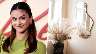 Riverdale's Camila Mendes' modern mirror turns this utilitarian room chic, designers say