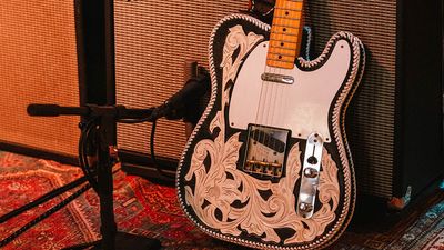Fender honours the late outlaw country icon Waylon Jennings with a meticulous $25,000 Custom Shop replica of his leather-covered ’54 Telecaster