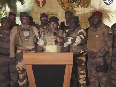 Military officers in Gabon say they have seized power