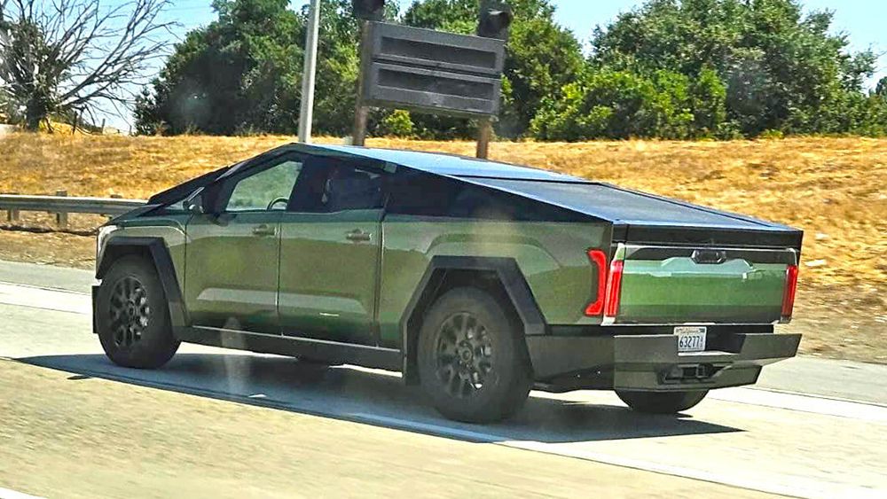 Tesla's bizarre Cybertruck disguise isn't fooling…