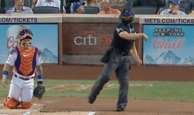 MLB Fans Had Lots of Jokes About Jacked Umpire’s Perfect Form on Throw to Mets Pitcher