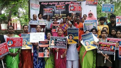 Protest staged seeking justice for Soujanya