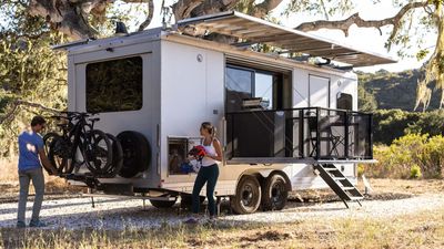 Living Vehicle HD24 Travel Trailer Starts At $299,995, Has A Washer And Dryer
