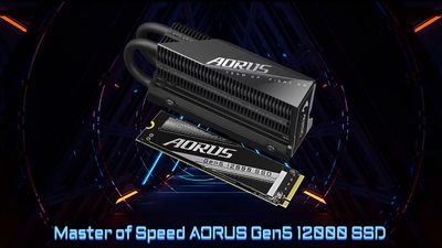 Gigabyte Unveils 12 GB/s Aorus Gen5 12000 SSD