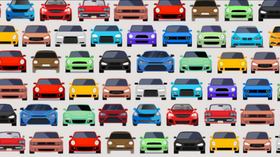 Optical illusion: Only very smart people can find the car with headlights on