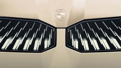 BMW Teases Vision Neue Klasse Concept's Light-Up Grille Ahead Of Debut