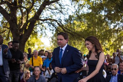 Oak tree falls on DeSantis mansion