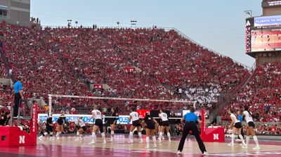 Sports World Amazed by Nebraska Volleyball’s Record-Breaking Night in Memorial Stadium
