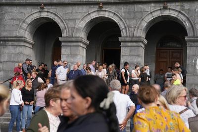 Large crowds attend service for grandparents and boy killed in Cashel crash