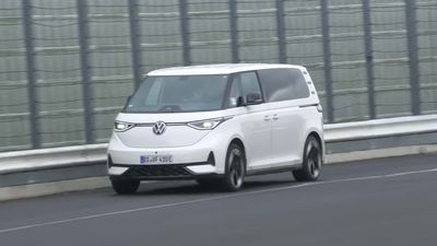 Volkswagen ID. Buzz GTX Spied Testing On The Nurburgring