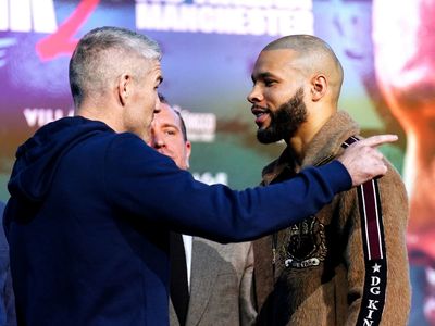 Liam Smith scoffs at Chris Eubank Jr’s intelligence in heated press conference