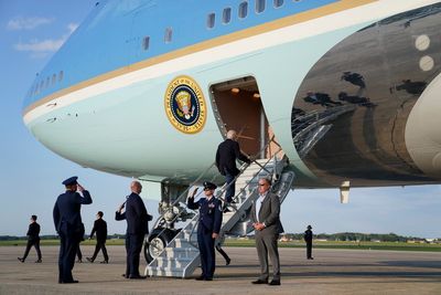 Why Biden is taking the short stairs on Air Force One