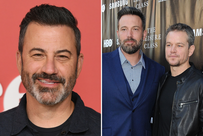 Jimmy Kimmel says Ben Affleck and Matt Damon offered to pay his staff amid writers’ strike