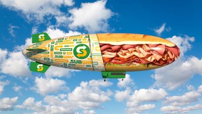 Subway eyes flying world with restaurant on a blimp