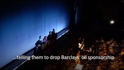 Climate protesters disrupt Romeo and Juliet at Sadler’s Wells