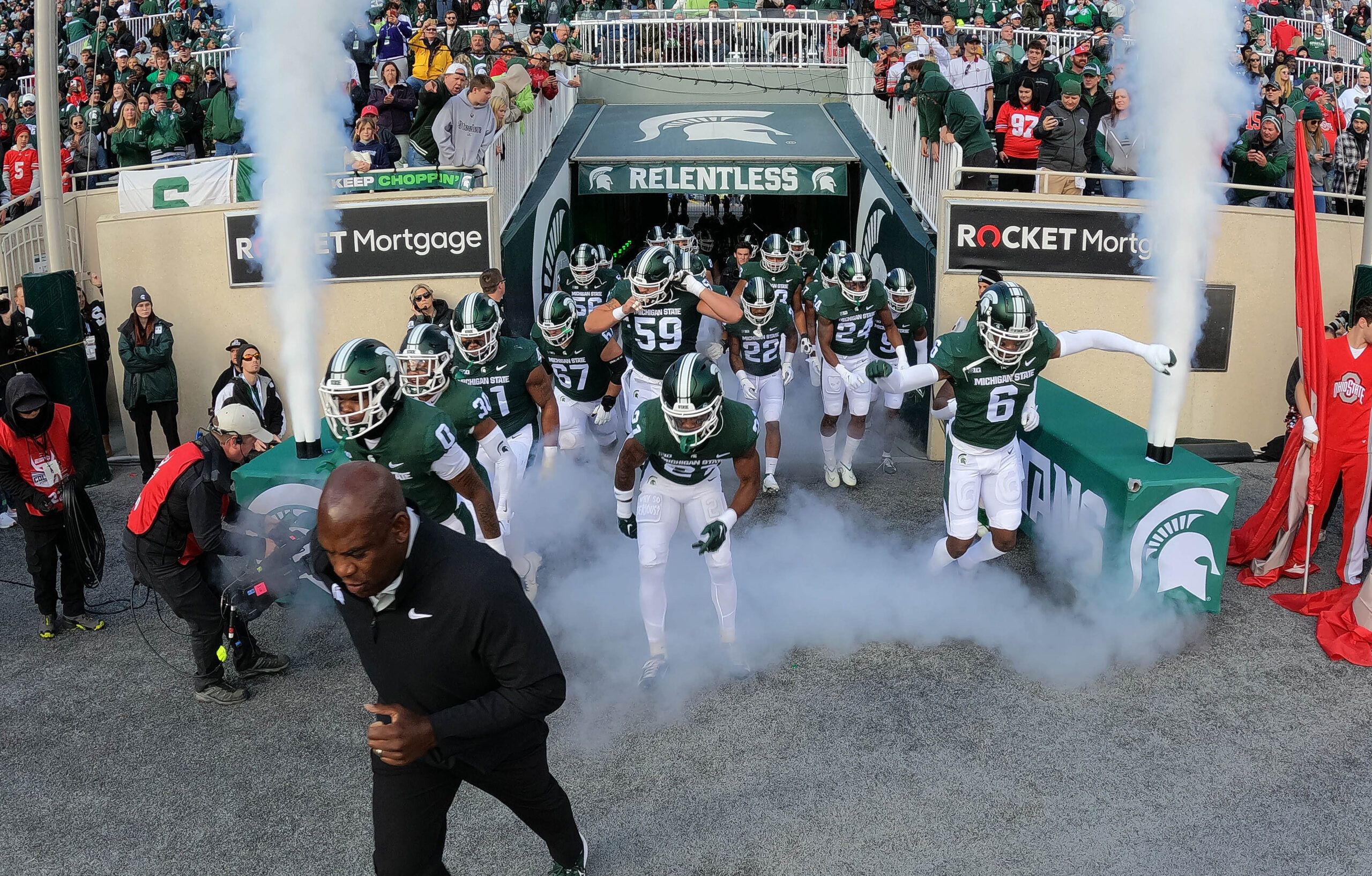 MSU Football vs. Central Michigan Stream, broadcast…