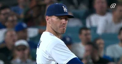 Cameras captured Freddie Freeman’s perfect Jim Halpert reaction to Ronald Acuña Jr.’s home run