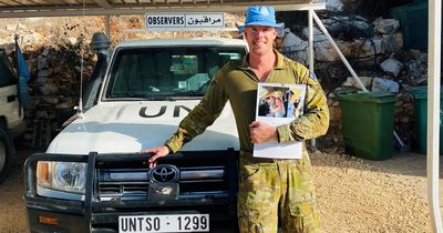 Canberra Defence dad Travis spending Father's Day so far from home