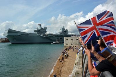 HMS Prince of Wales sets off a year late for exercises in US