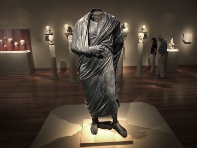 Roman emperor statue seized from Cleveland Museum of Art in smuggling investigation