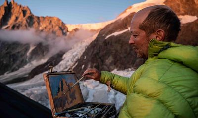 Artist captures the impact of climate crisis over 150 years on Mont Blanc