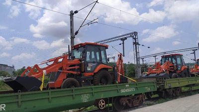 Construction machinery to be transported via rail route from now on