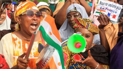 Thousands rally in Niger calling for withdrawal of French troops