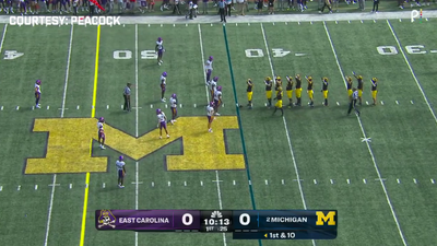 Michigan players gave Jim Harbaugh the silliest possible tribute for his self-suspension