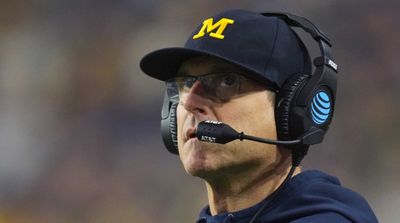 Michigan Shouts Out Jim Harbaugh With On-Field Tribute
