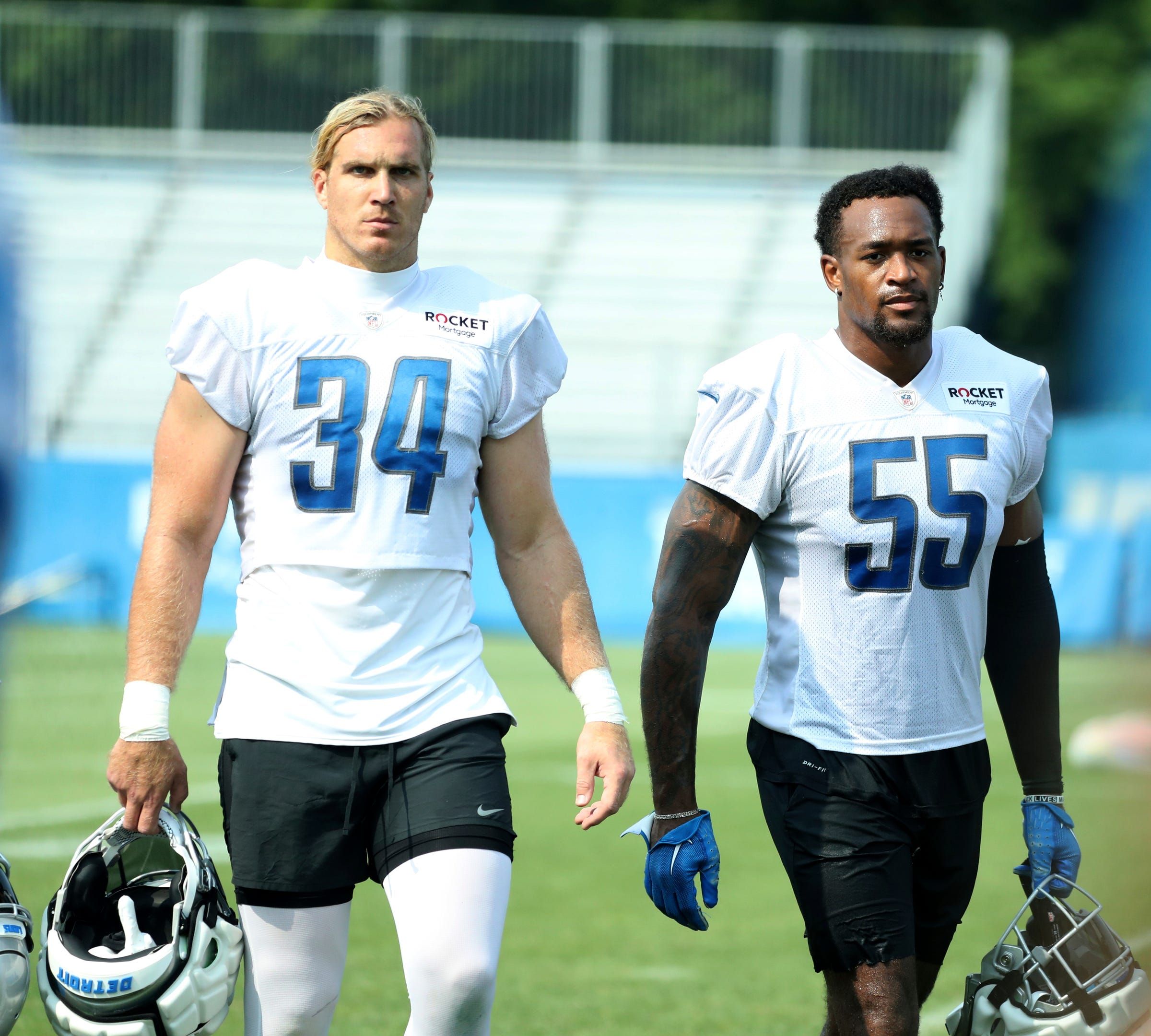 Aaron Glenn breaks down his Lions LB corps and how…