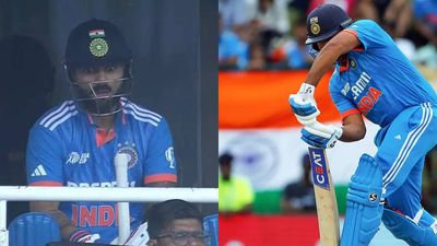 WATCH: Virat Kohli's priceless reaction after Rohit Sharma gets beaten by Shaheen Shah Afridi's magical swing