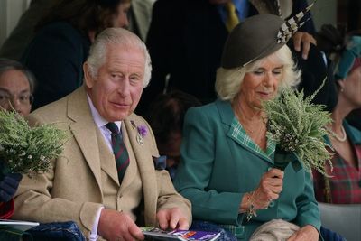 King dons new Charles III tartan at Braemar Royal Highland Gathering alongside Queen Camilla