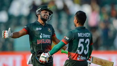 Asia Cup: Mehidy Hasan and Najmul Shanto tons propel Bangladesh to 334/5 against Afghanistan