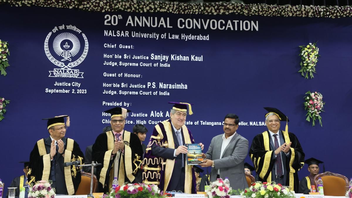 NALSAR convocation: Justice Kaul emphasises case…