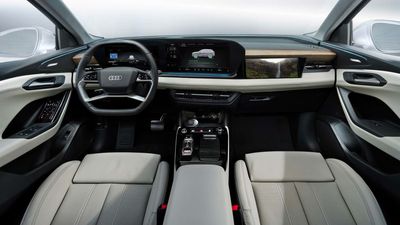 2025 Audi Q6 E-Tron Interior Revealed With Front Passenger Display