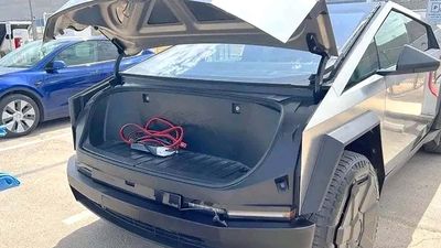 This Is Our Best Look Yet At The Tesla Cybertruck Frunk