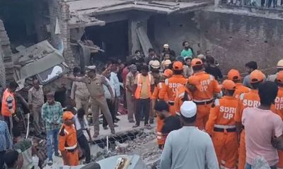 Barabanki building collapse: 2 dead, 3 still trapped, rescue operation on