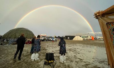 The Burning Man choice: a ‘harrowing’ hike or sticking it out in the mud