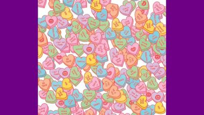 Find the heart that says "Love You" in under 30 seconds to earn the title of a true 'Romantic'