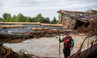 Boy rescued from flood waters in Spain after clinging to tree for eight hours