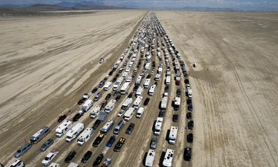 First Thing: Burning Man revelers begin to leave festival after road reopens