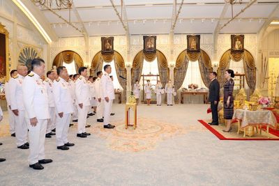 Thailand's new government takes office as Cabinet members take oath in front of king
