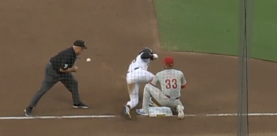 Padres Lost to the Phillies in the Unluckiest Way Possible After Ump Got Hit by Ball